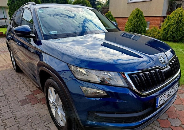 Skoda Kodiaq cena 121900 przebieg: 93200, rok produkcji 2019 z Swarzędz małe 92